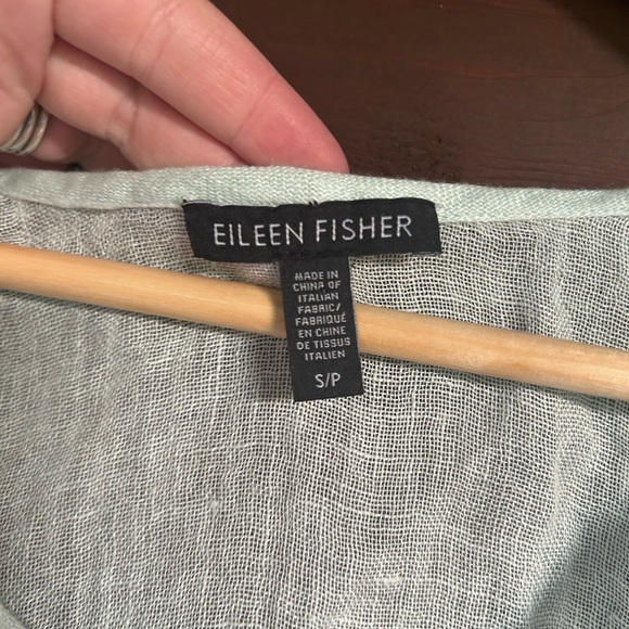 Eileen Fisher Light Green Women's Top Size Small - Picture 4 of 5